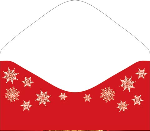 Конверт для денег "с новым годом!" фольга