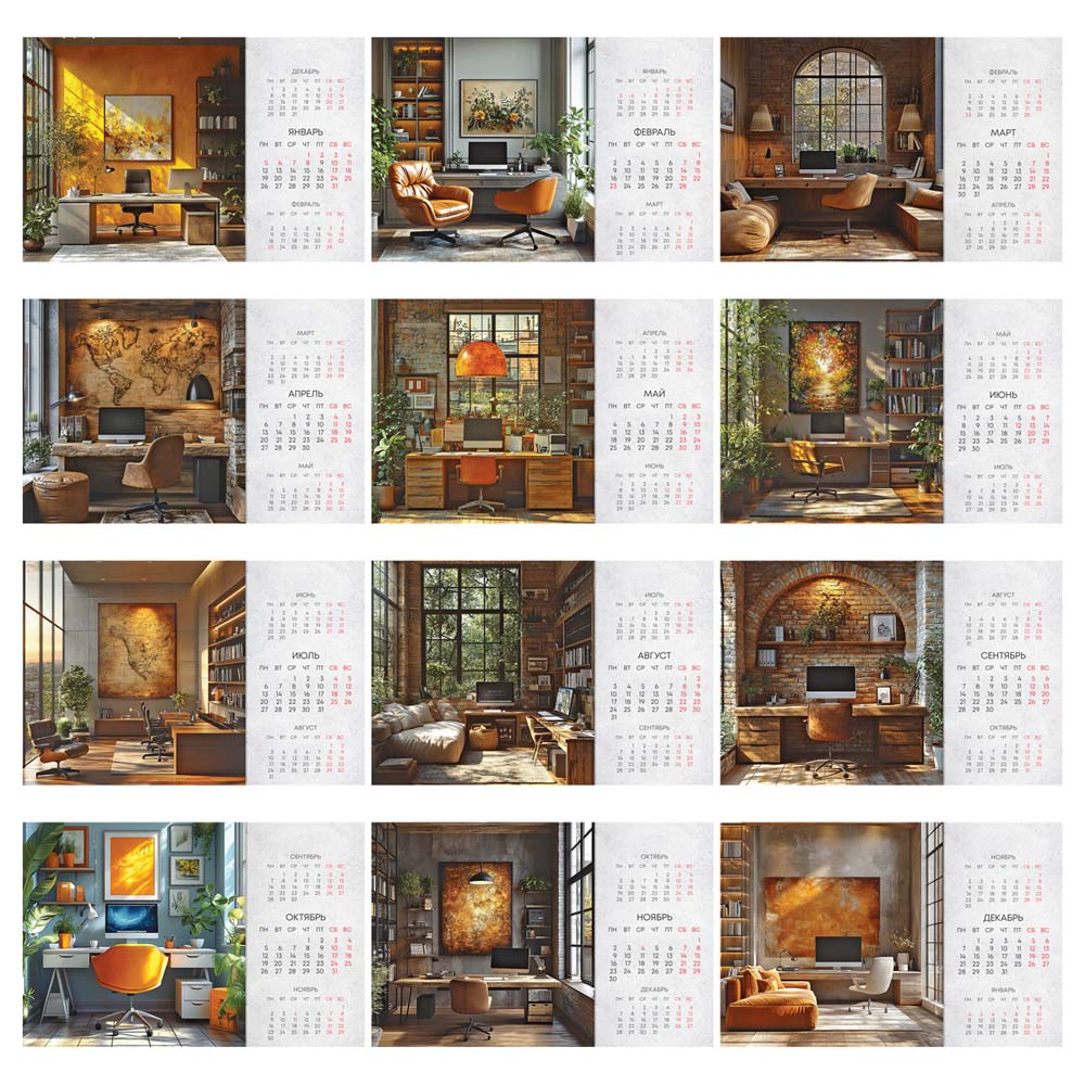 Календарь настольный 2026 160х105 "пространство"