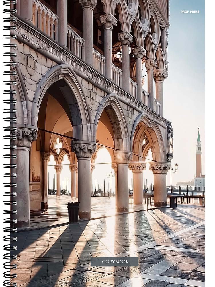 тетрадь а4 гребень 96л. кл. "архитектурные шедевры" (проф-пресс) б/б Тетрадь а4 гребень 96л. кл. "архитектурные шедевры" (проф-пресс) б/б