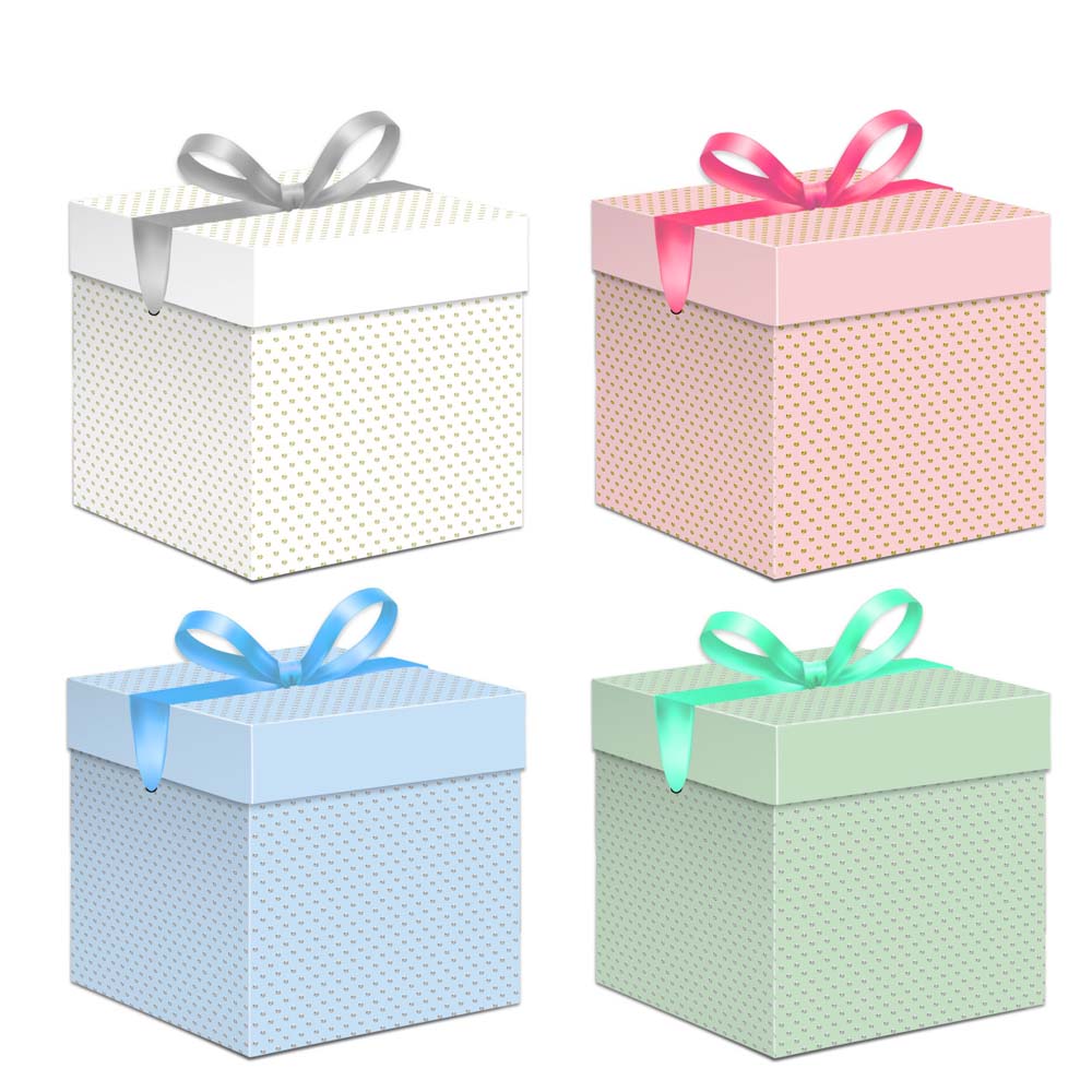 Коробка подарочная 22х22х22см "surprise" асс-т