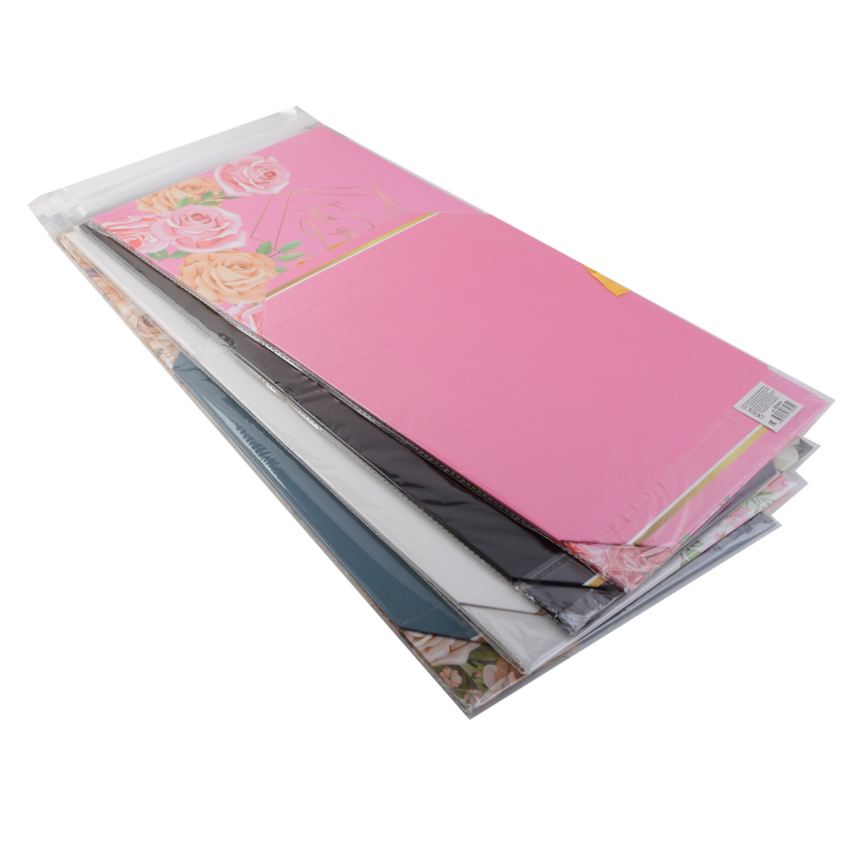 Коробка подарочная 30х30х30см "нежные цветы" асс-т