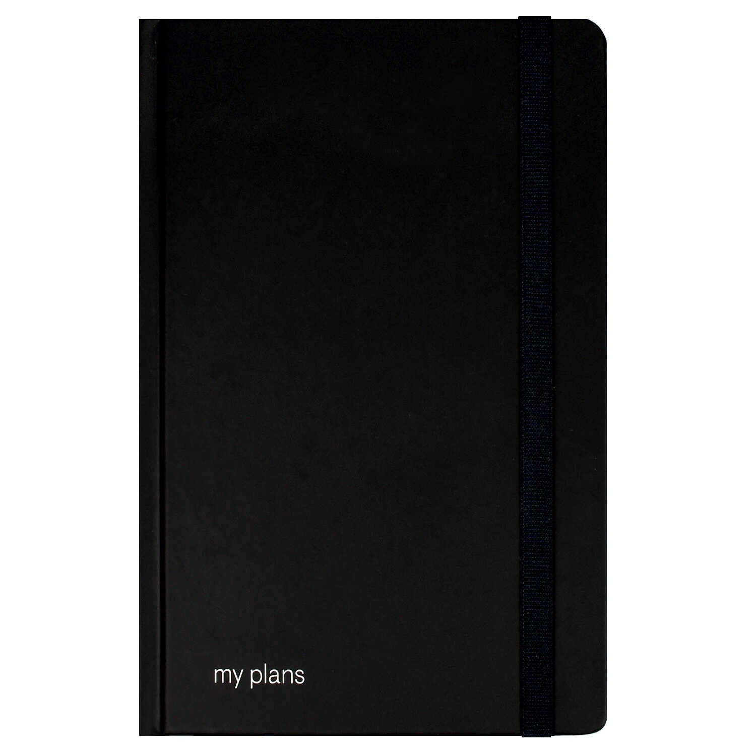 ежедневник недатир. а5 ламинир.феникс+ "планер" чёрный клетка,резинка Ежедневник недатир. а5 ламинир.феникс+ "планер" чёрный клетка,резинка