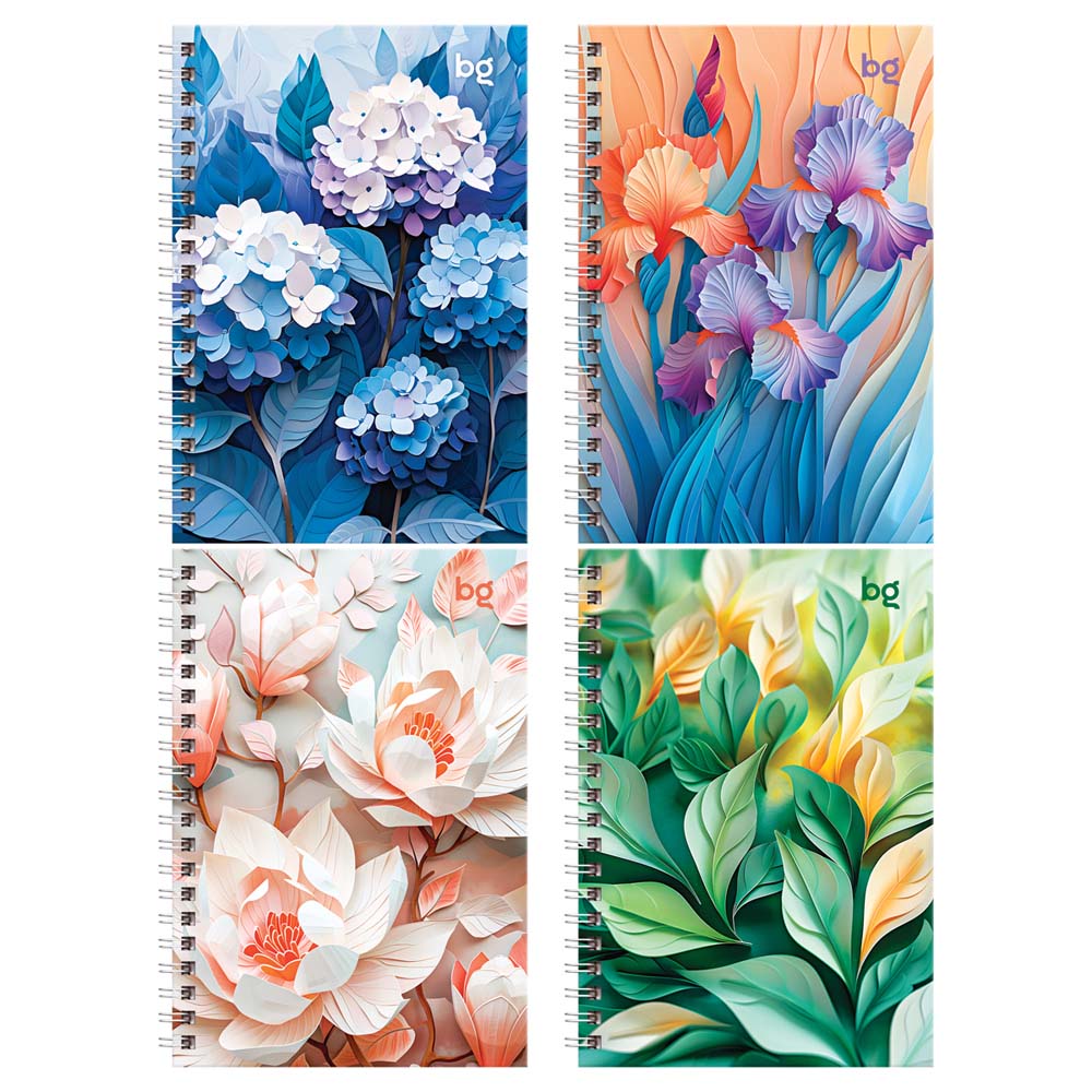 Блокнот а6 гребень 80л. кл. "paper art" (bg) асс-т