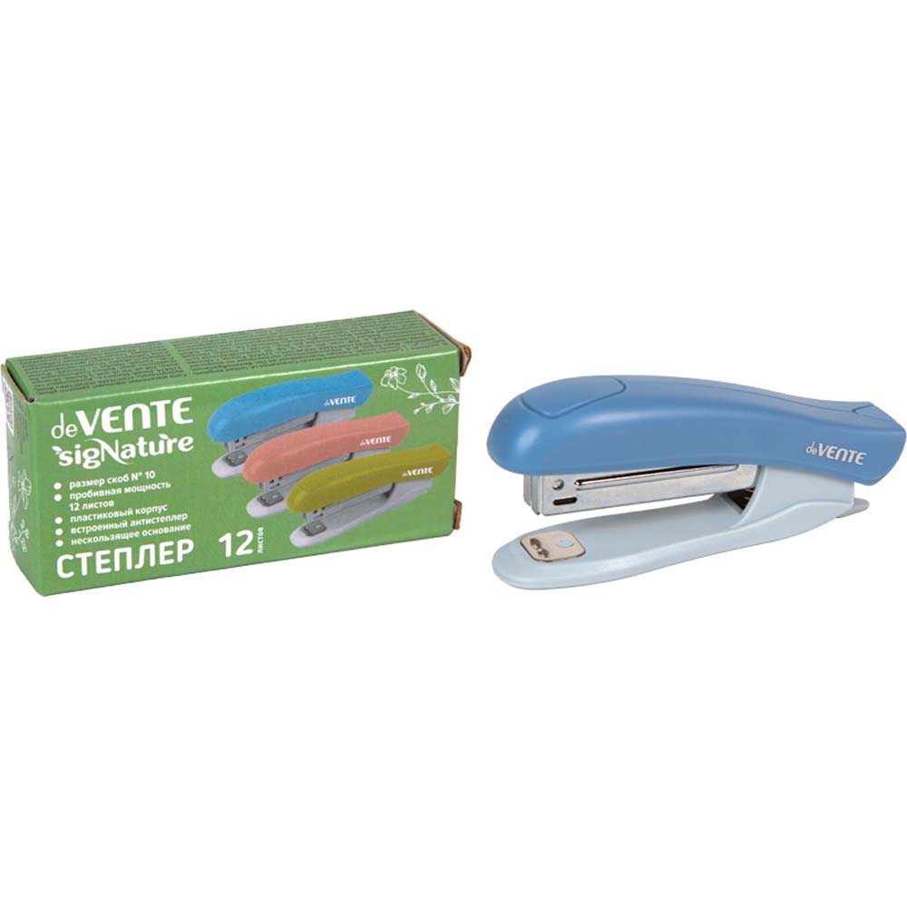 степлер №10 до 12л. devente "signature" оливковый Степлер №10 до 12л. devente "signature" оливковый