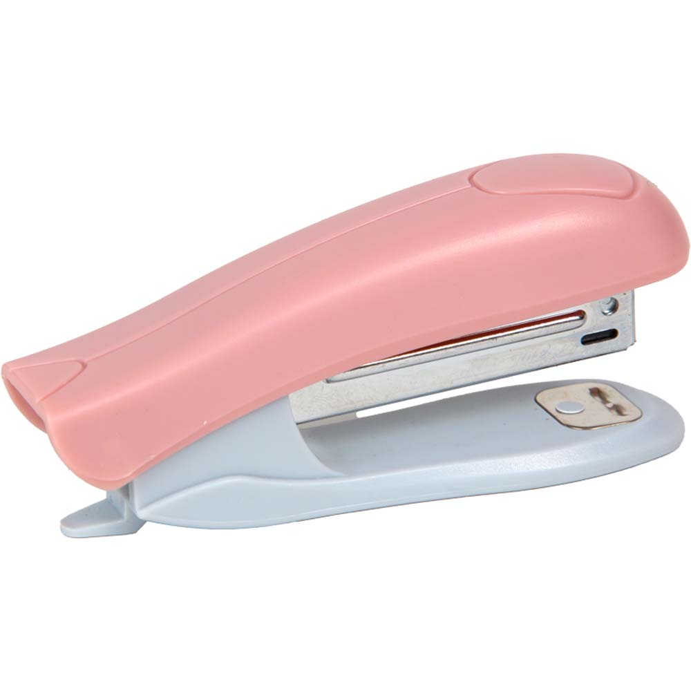 Степлер №10 до 12л. devente "signature" пудрово-розовый