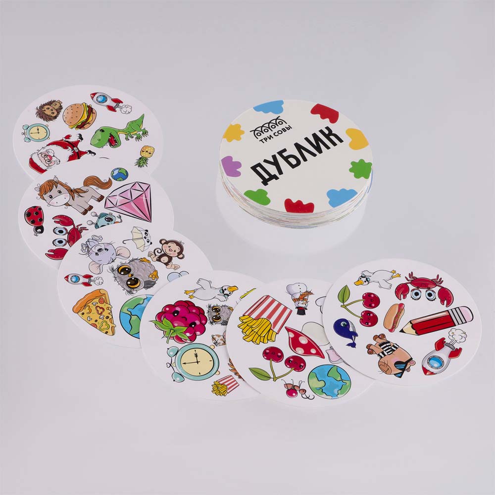 Игра дублик 60 карточек (три совы)