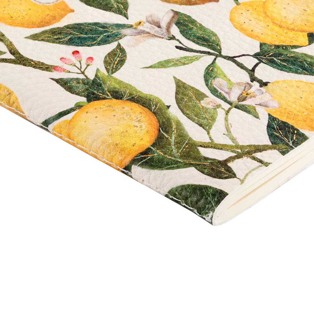 Тетрадь 60л. кл. "flora.paradise.lemons" (bruno visconti) т/б,кож.зам.
