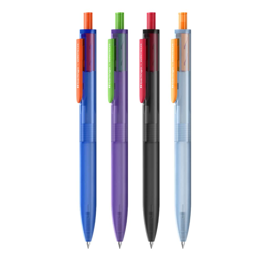 ручка шар. авт. berlingo "writech. x105" синяя 0,7мм масл.основа,асс-т Ручка шар. авт. berlingo "writech. x105" синяя 0,7мм масл.основа,асс-т