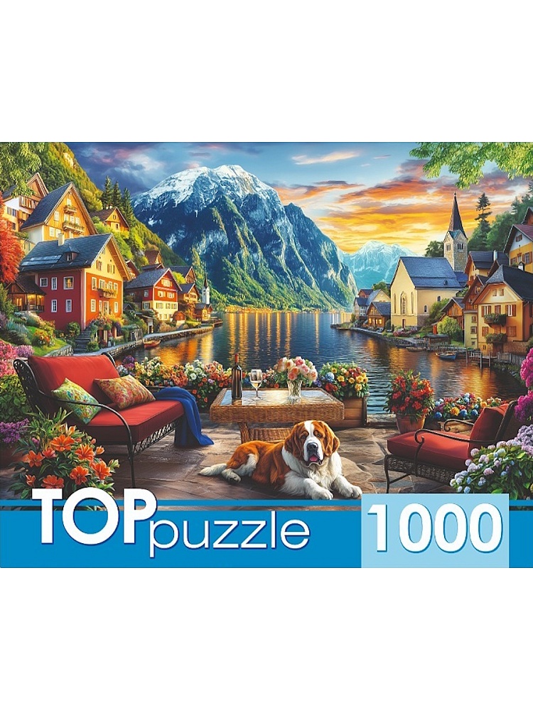 пазлы 1000 дет. "закат в гальштате" Пазлы 1000 дет. "закат в гальштате"