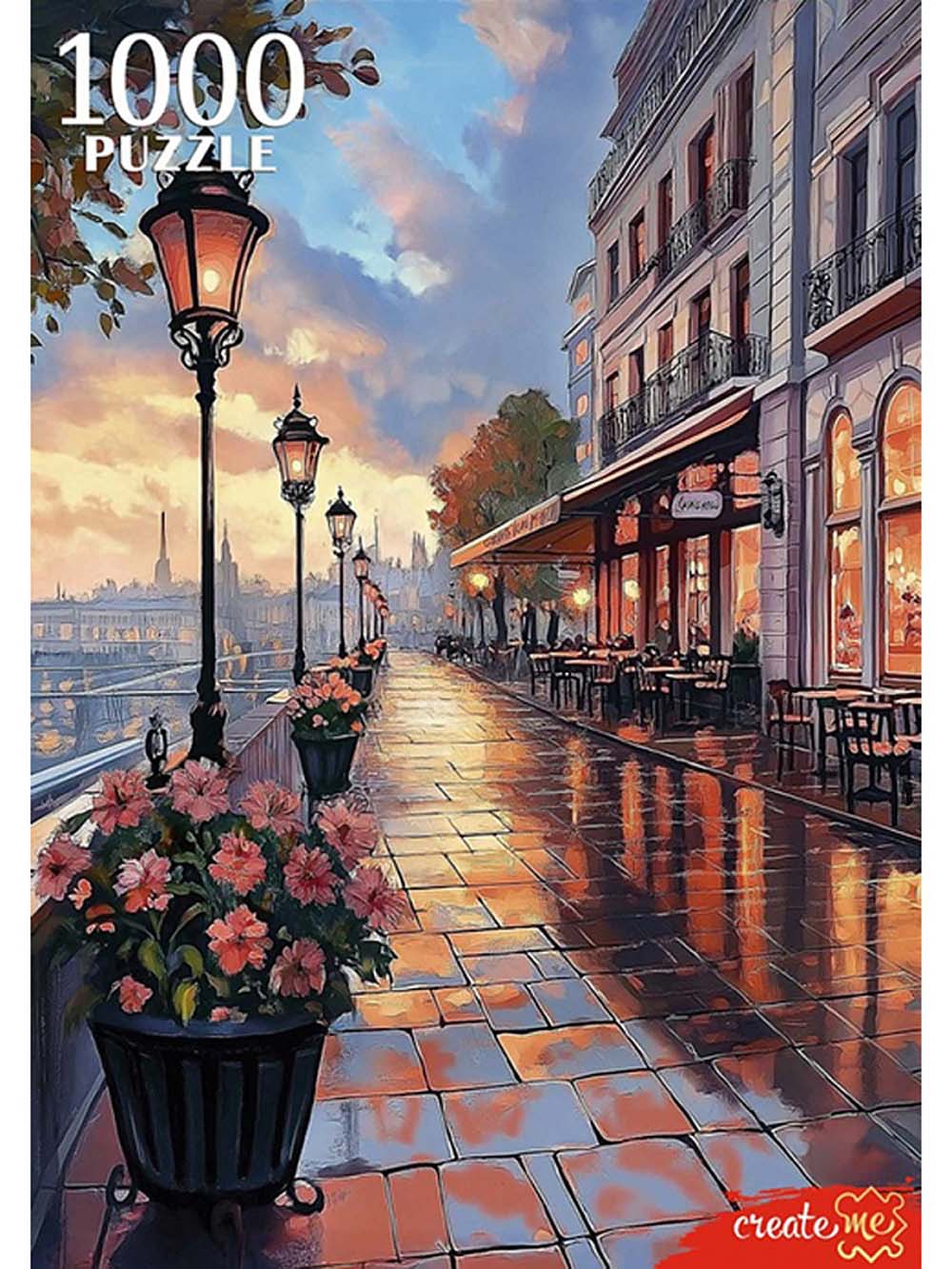 пазлы 1000 дет. "вечерний город европы" Пазлы 1000 дет. "вечерний город европы"