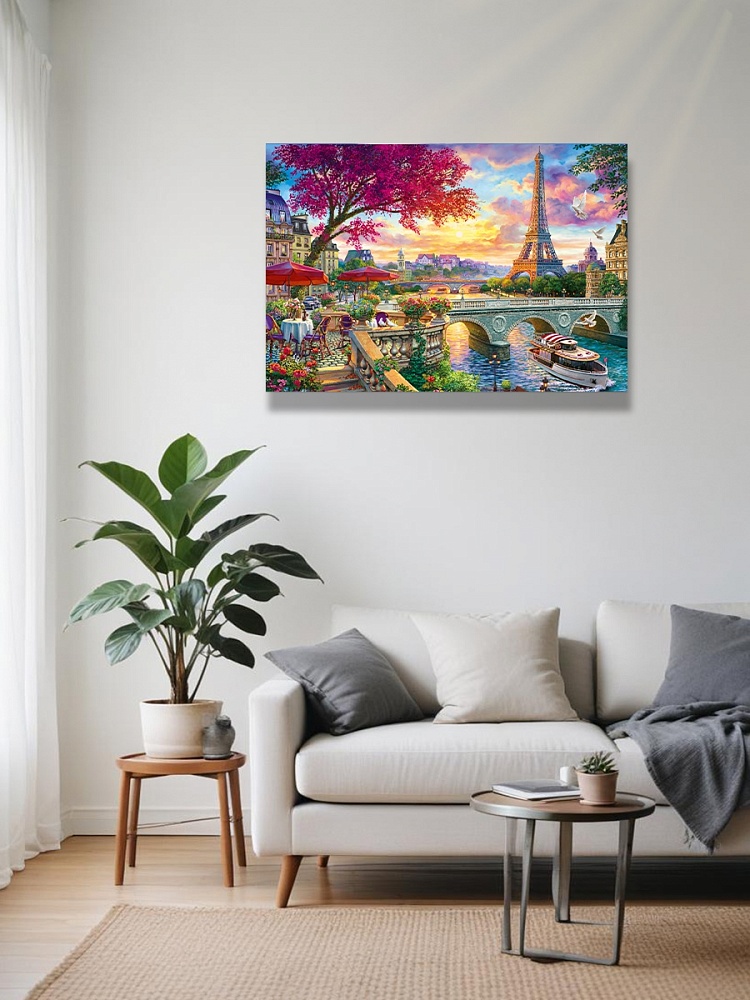 Пазлы 1000 дет. "париж" (рыжий кот)