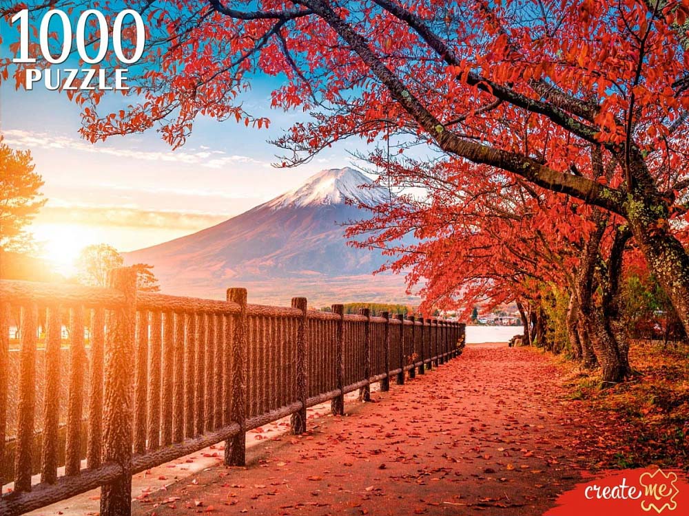пазлы 1000 дет. "япония. фудзи" (рыжий кот) Пазлы 1000 дет. "япония. фудзи" (рыжий кот)