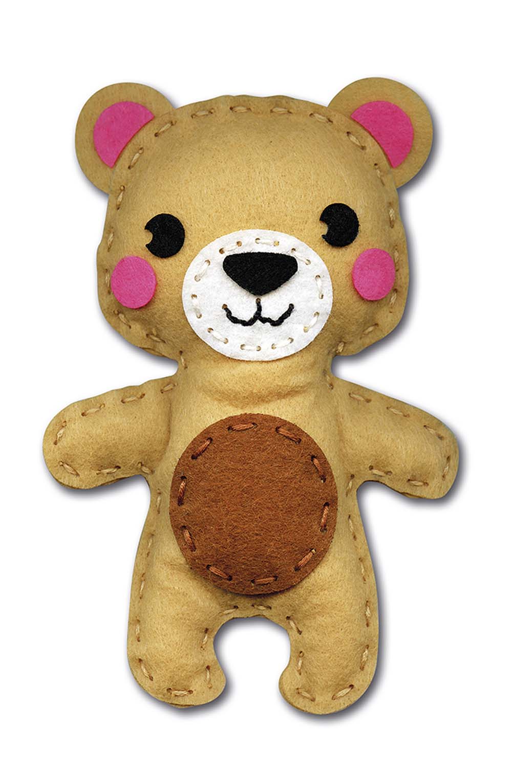 Набор д/изготов.игрушки из фетра "медвежонок"