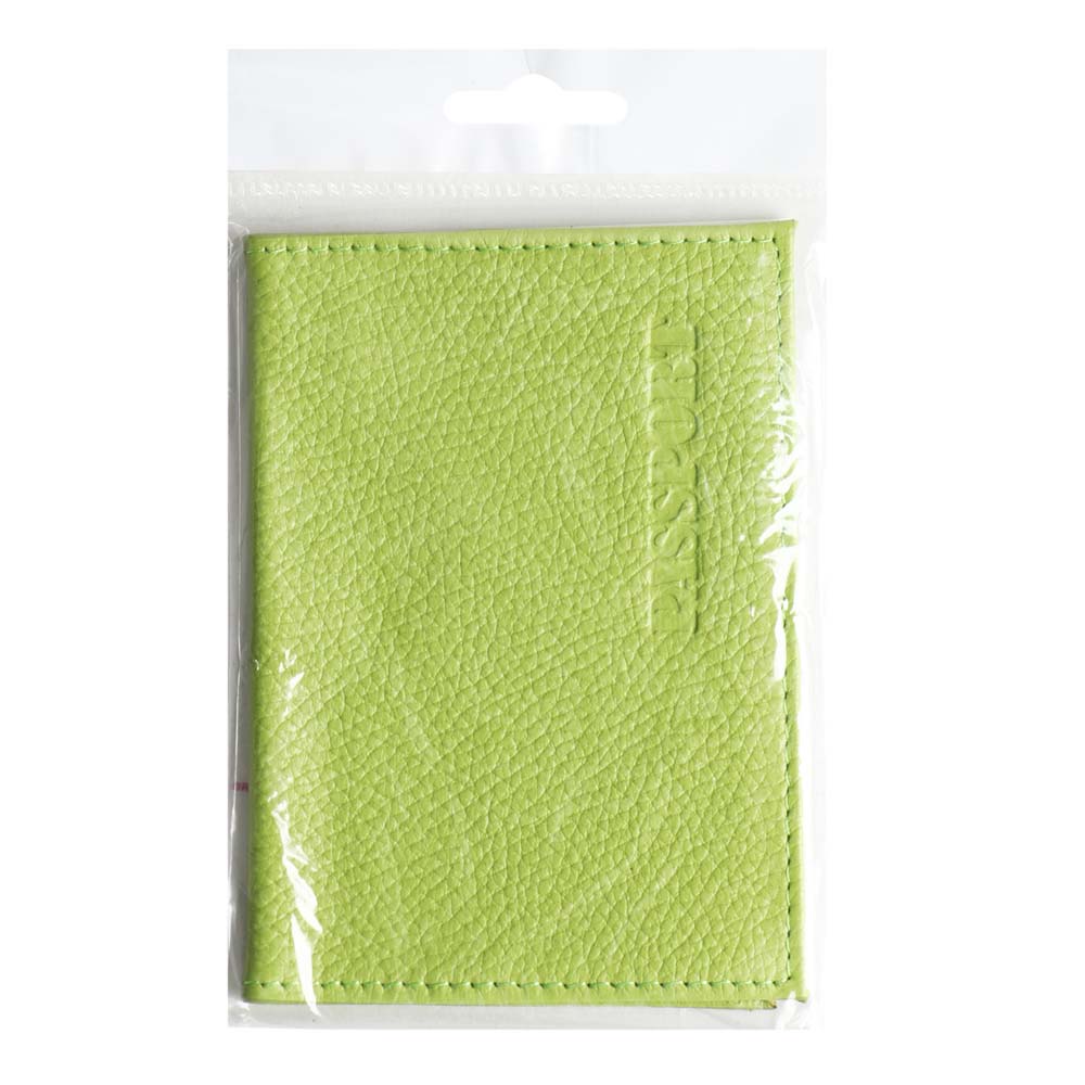 Обложка д/паспорта нат.кожа klerk "elegant" салатовая