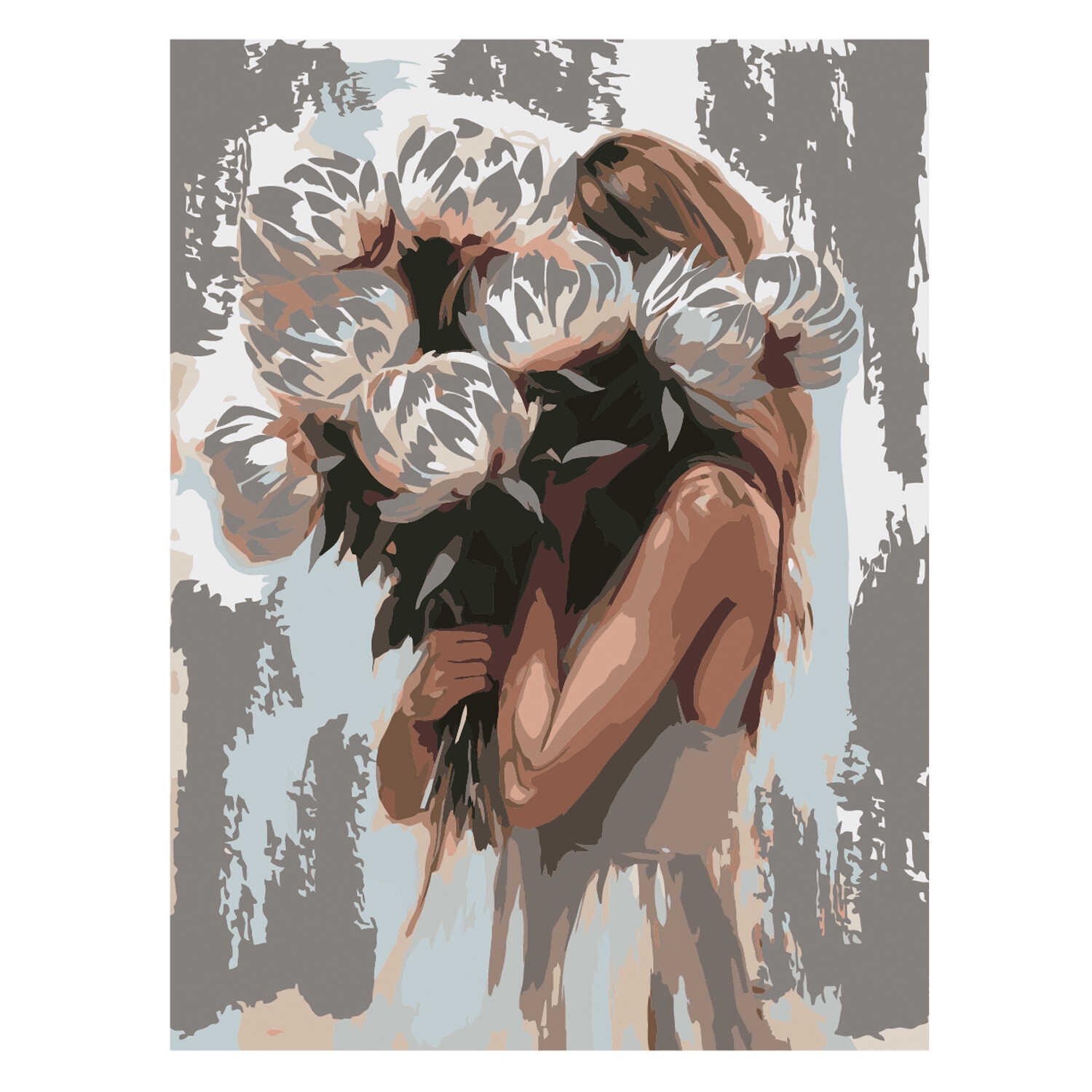 Набор д/творч. картина по номерам 30х40см "женственность" (феникс+)