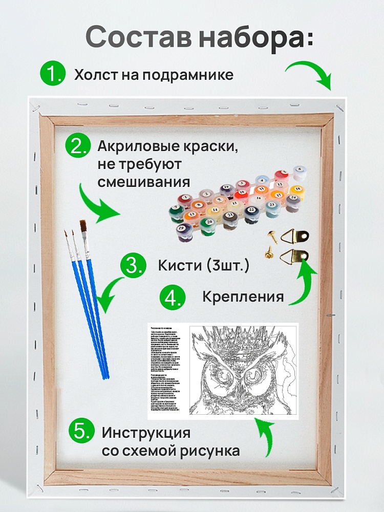 Набор д/творч. картина по номерам 30х40см "красный кабриолет" (рыжий кот)