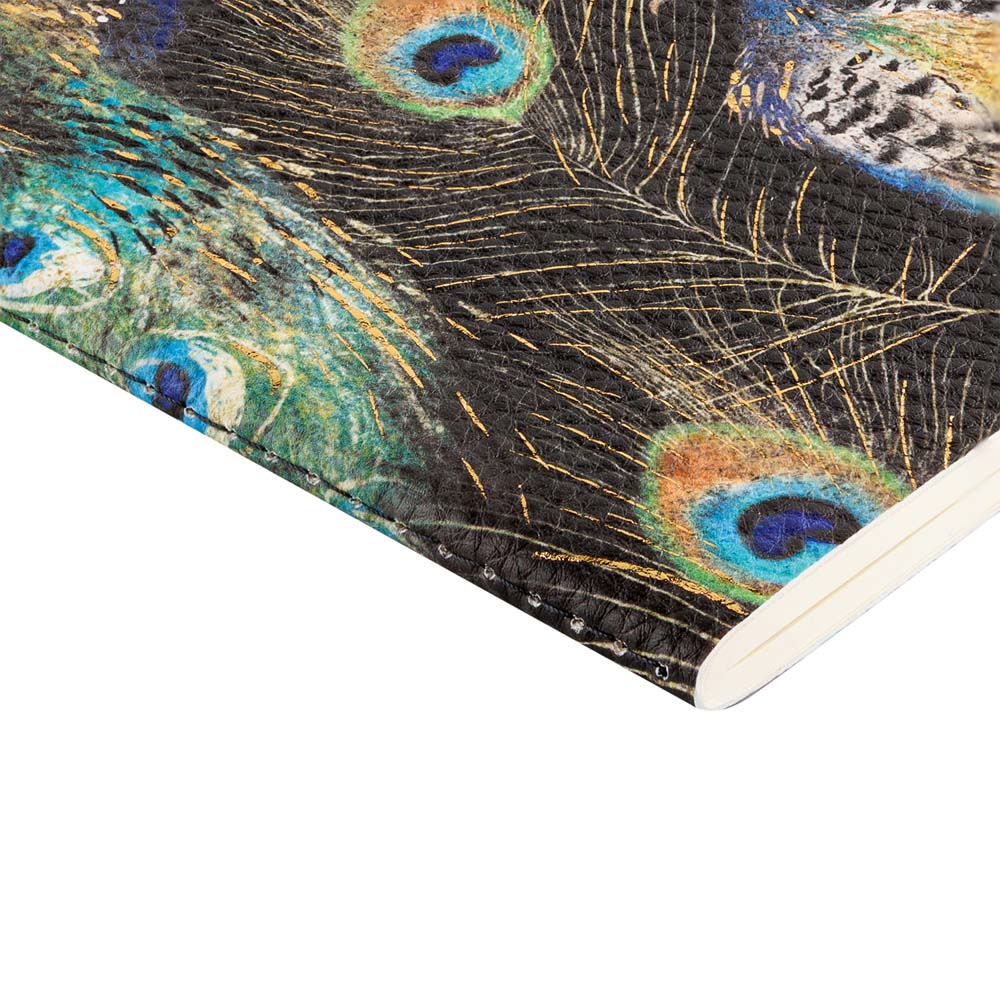 Тетрадь 60л. кл. "fauna.павлины" (bruno visconti) т/б,экокожа