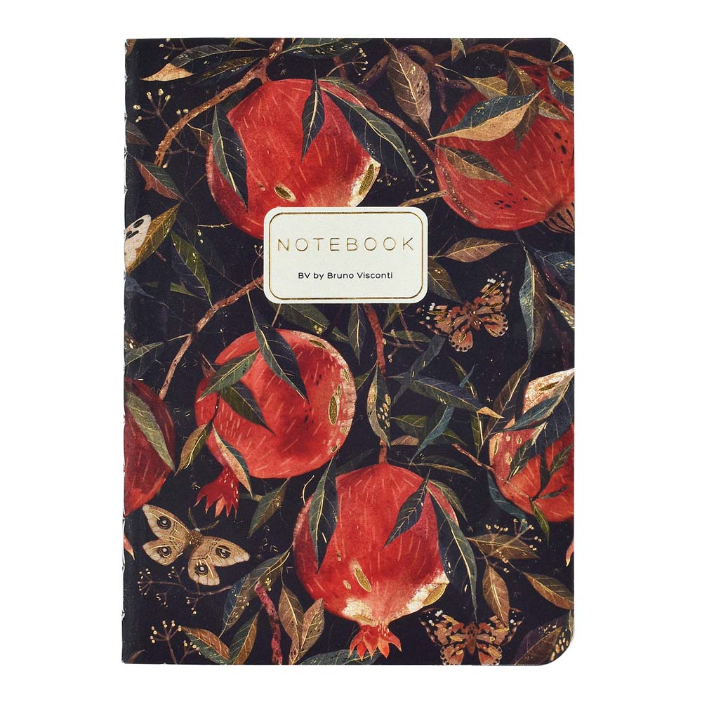 блокнот а6- сшивка 32л. кл. "flora. гранат" (bruno visconti) Блокнот а6- сшивка 32л. кл. "flora. гранат" (bruno visconti)