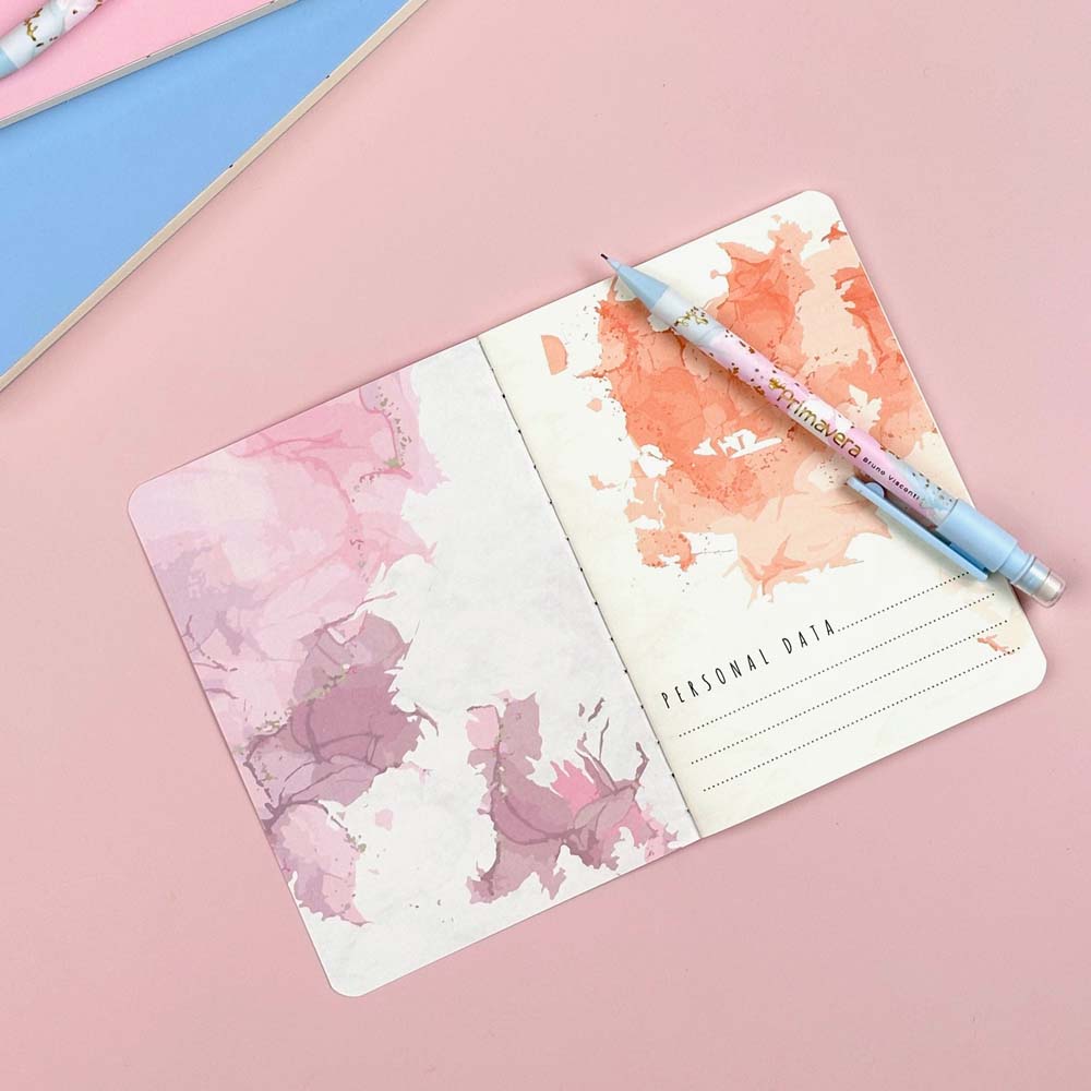 Блокнот а6 сшивка 32л. лин. "primavera" (bruno visconti)