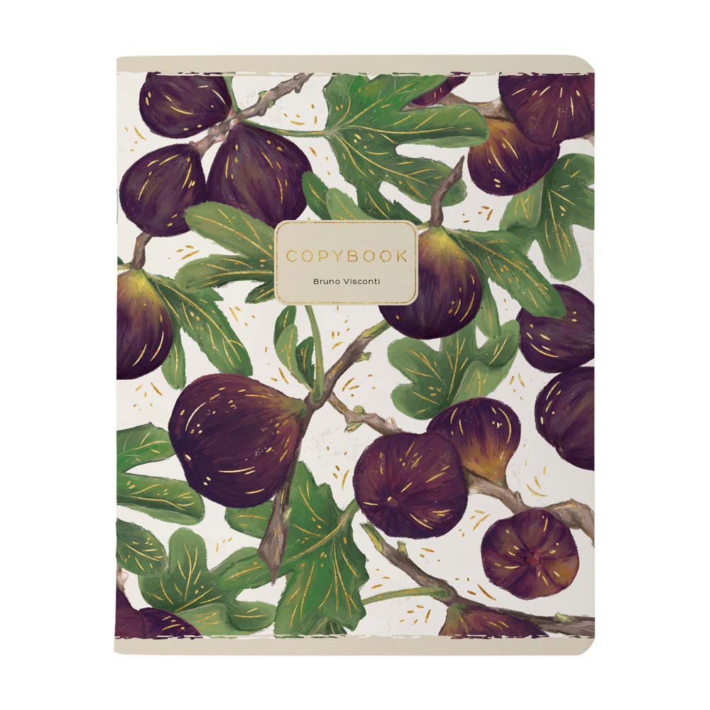 Тетрадь 48л. кл. "flora. fruits" (bruno visconti) б/б,софт тач,фольга,дв.обл.,асс-т