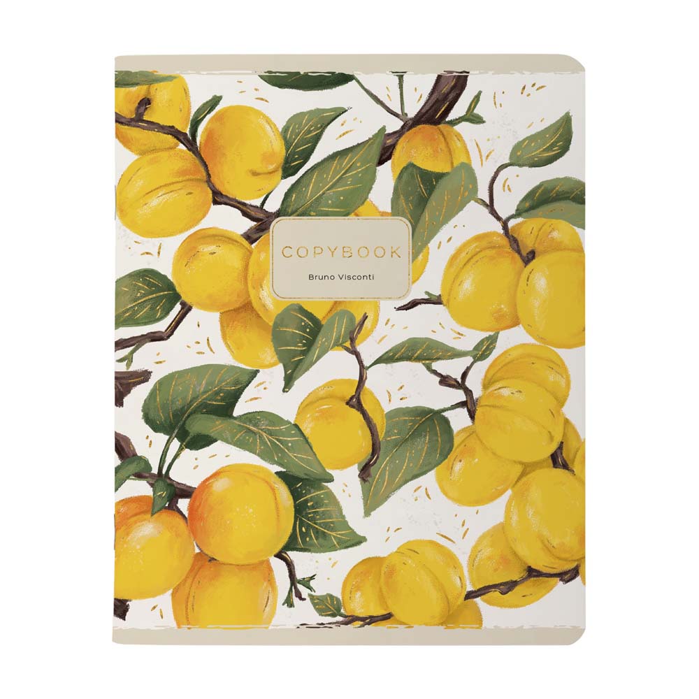 Тетрадь 48л. кл. "flora. fruits" (bruno visconti) б/б,софт тач,фольга,дв.обл.,асс-т