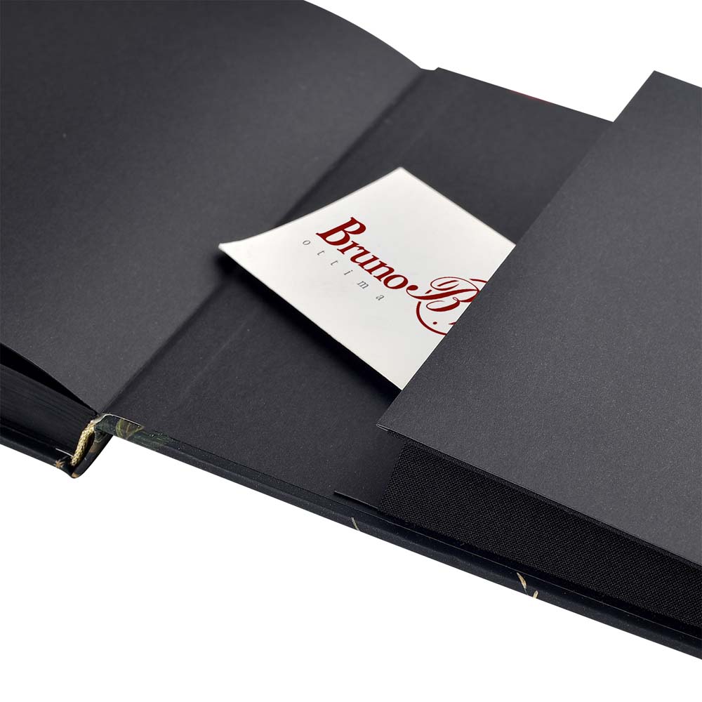 Скетчбук 213х146мм 100л. "fauna. бабочки. южная ночь" чёрный (bruno visconti) резинка