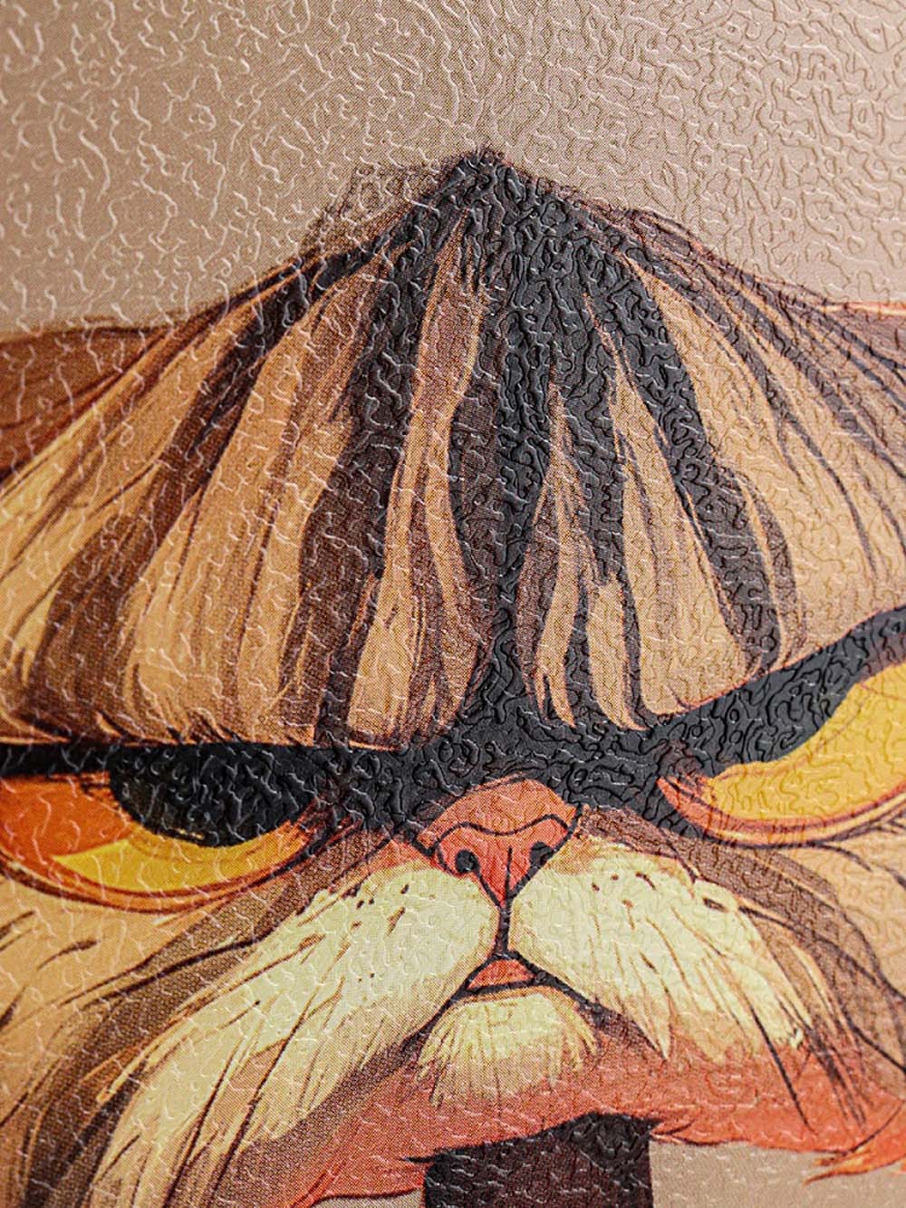 Тетрадь 48л. "про хвост" обизр (проф-пресс) тиснение, холст