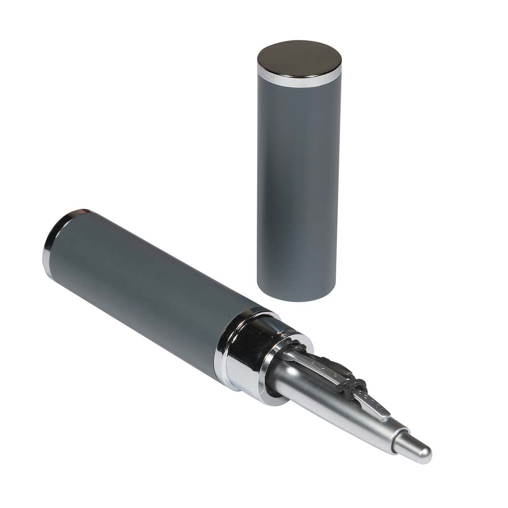 Ручка шар. авт. bruno visconti "san remo" 1,0мм синяя корп.серебро,тубус