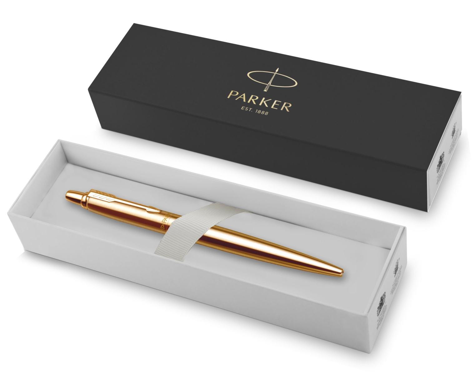 Ручка шар.авт. parker "jotter gold gt" синяя 0,8мм