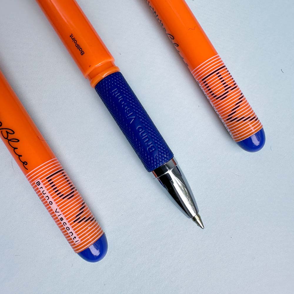 Ручка шар. bruno visconti "basicwrite. summer" синяя 0,5мм