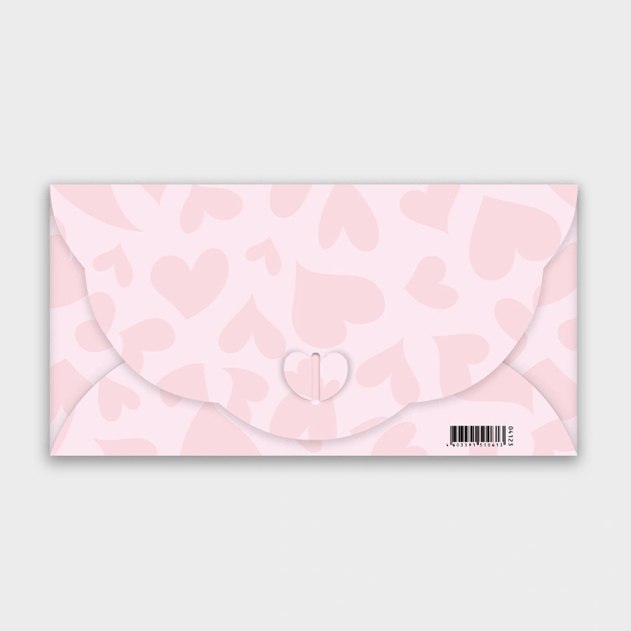 Конверт для денег "сердечки"