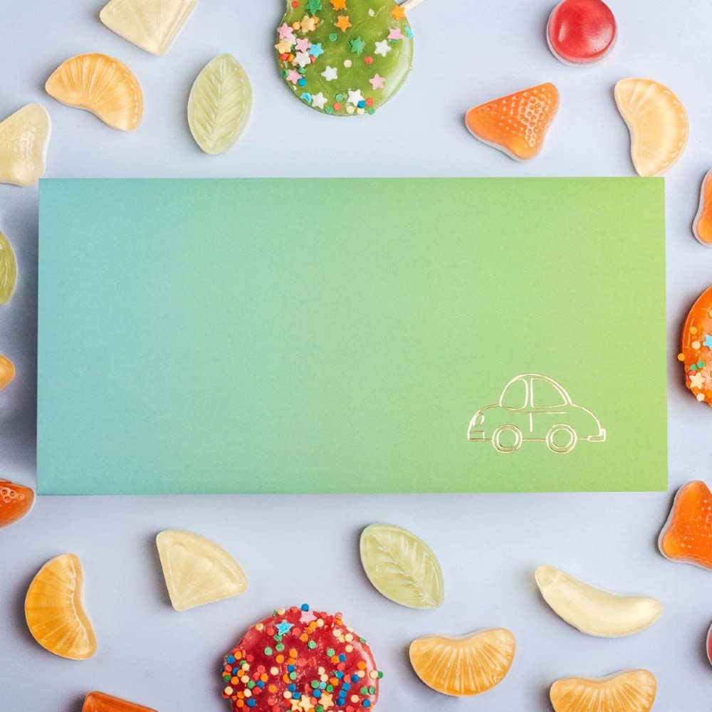 Конверт для денег "машинка"