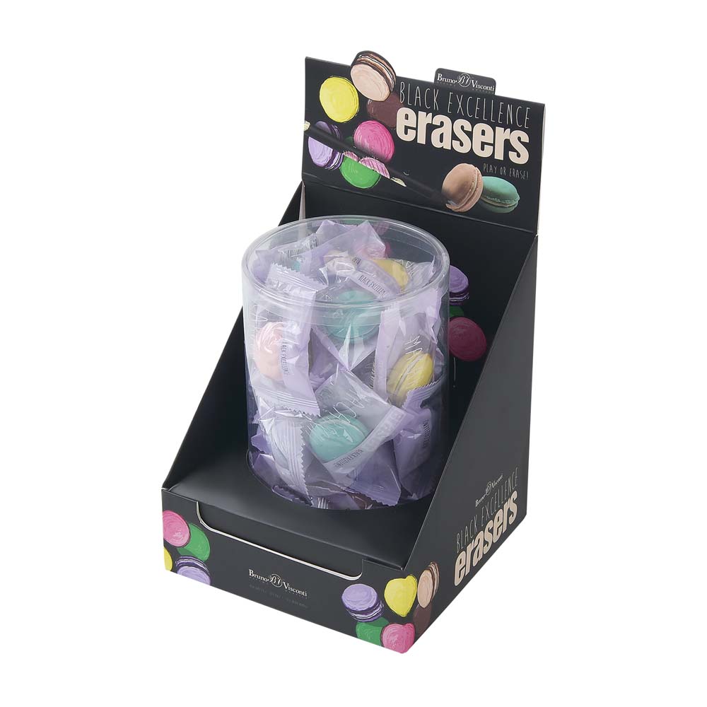 Ластик bruno visconti "black excellence. макаруны" асс-т