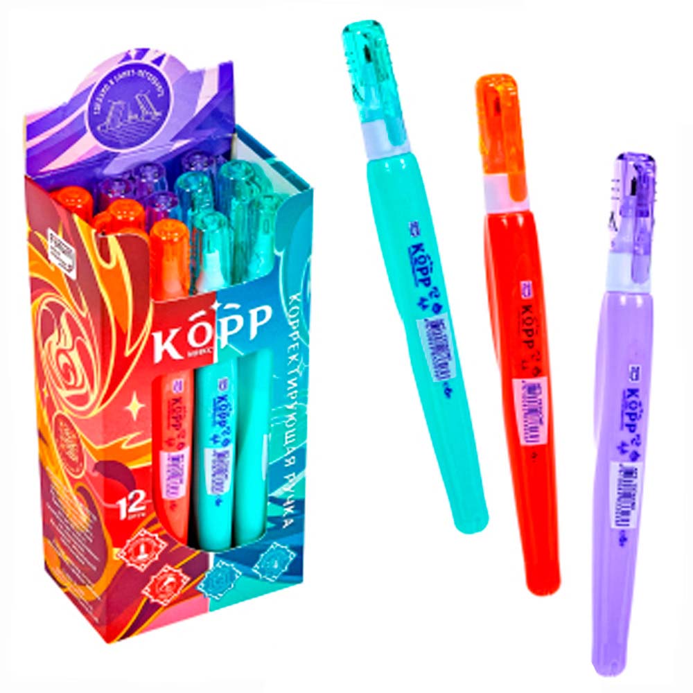 Корректирующая ручка forum "коррмикс" с мет.наконеч. 6мл