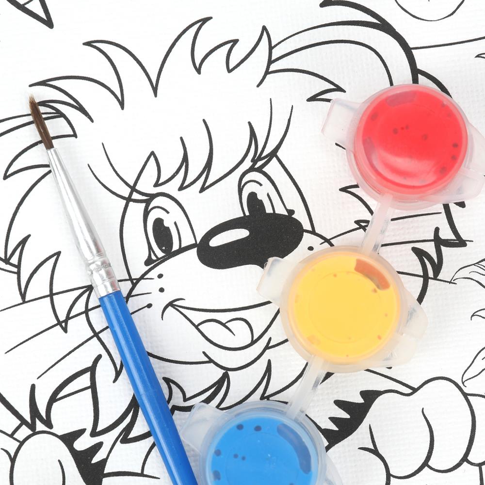 Набор д/творч. раскрась холст "союзмультфильм" 15х15см (мульти арт)