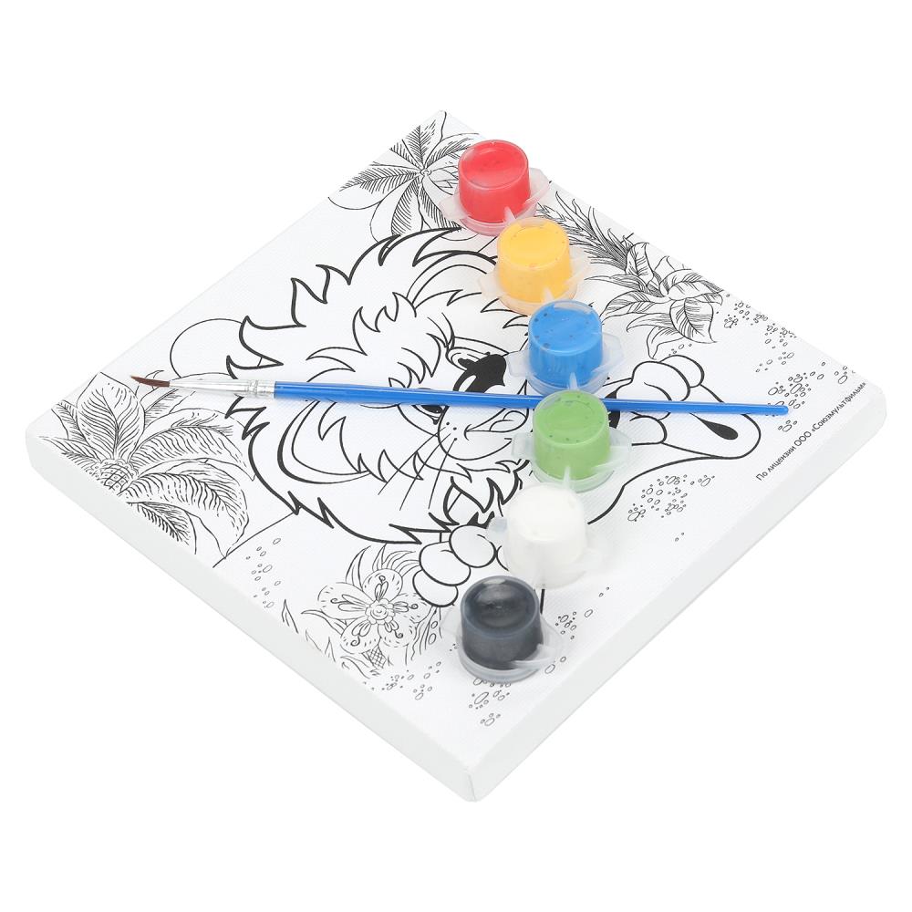 Набор д/творч. раскрась холст "союзмультфильм" 15х15см (мульти арт)