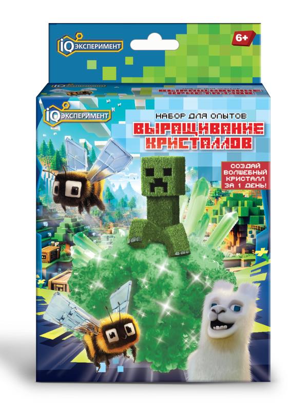 Набор для опытов выращивание кристаллов "майнкрафт"