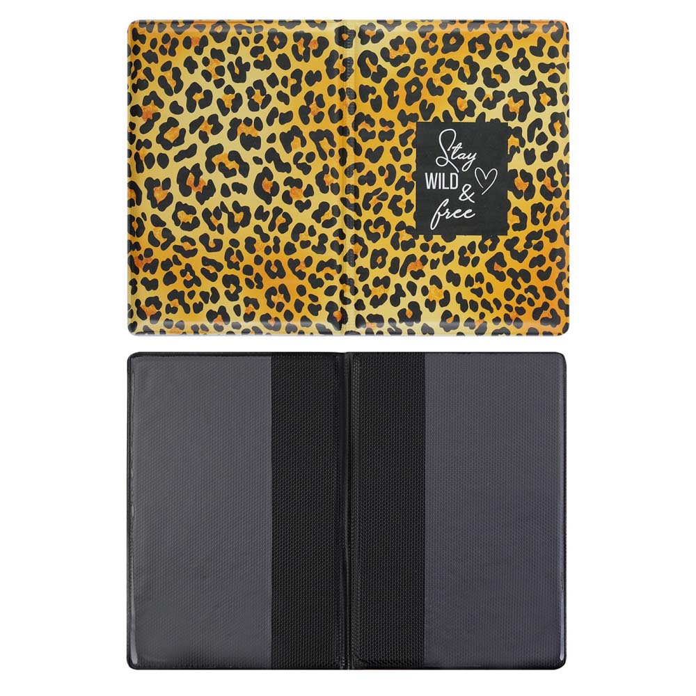 Обложка д/паспорта пвх fiorenzo "леопард"