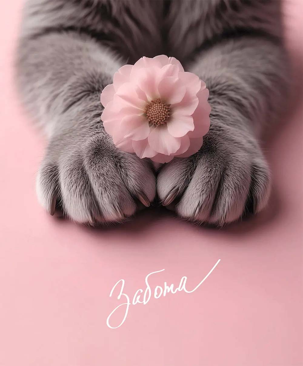 Тетрадь на гребне 96л. кл. "cat&flowers" (listoff) б/б,твин лак,асс-т