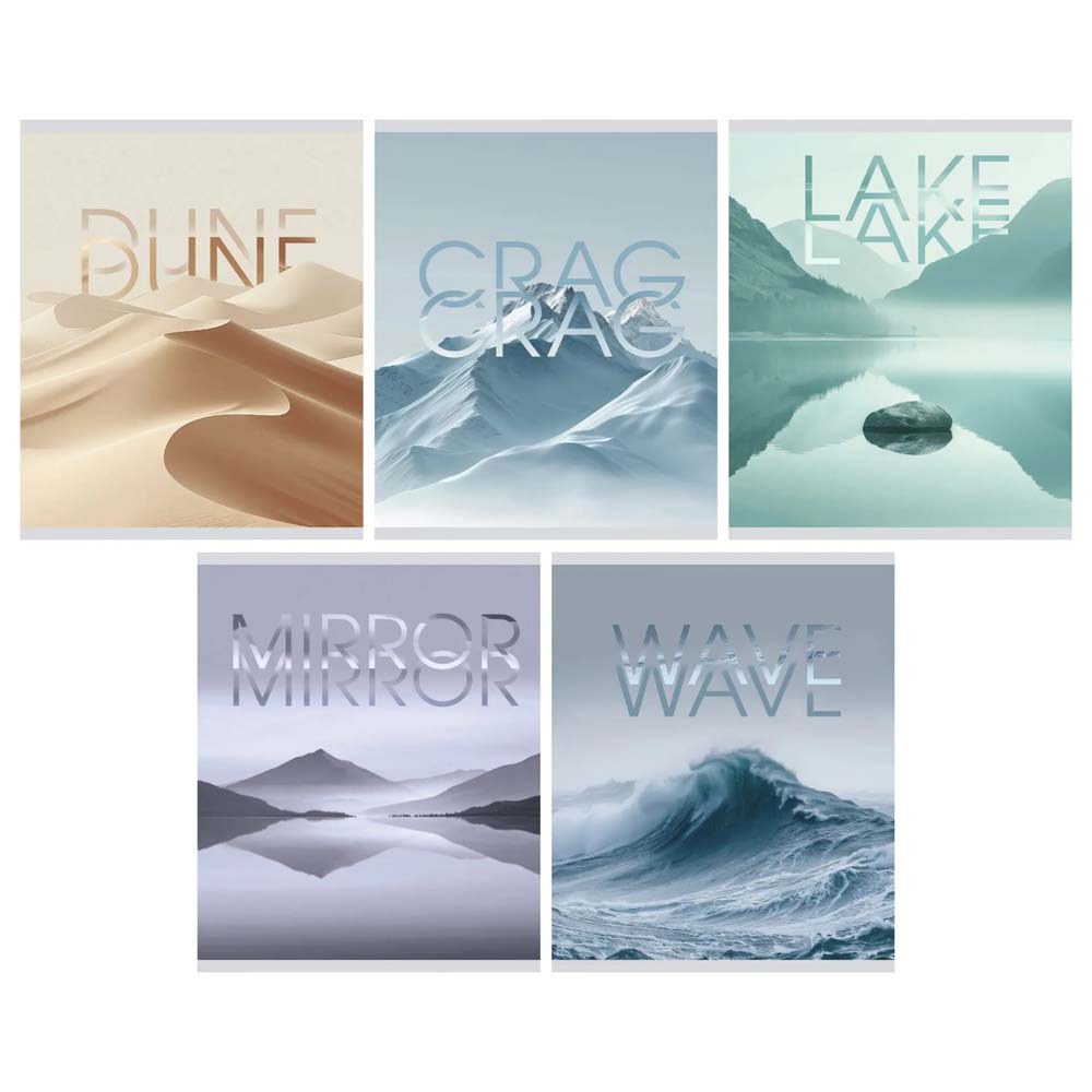 Тетрадь 48л. кл. "mirror" (listoff) б/б,мат.лам.,асс-т