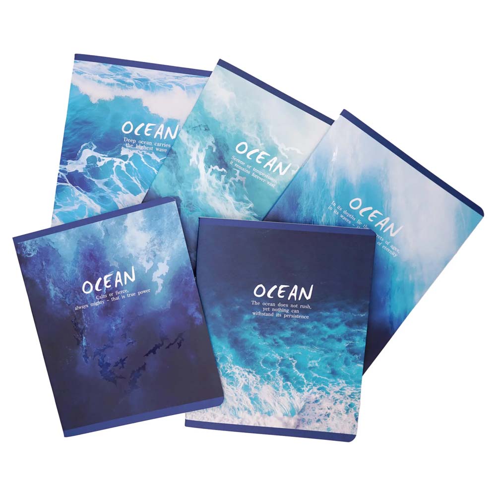 Тетрадь 48л. кл. "ocean" (listoff) б/б,мат.лам.,выб.лак,асс-т