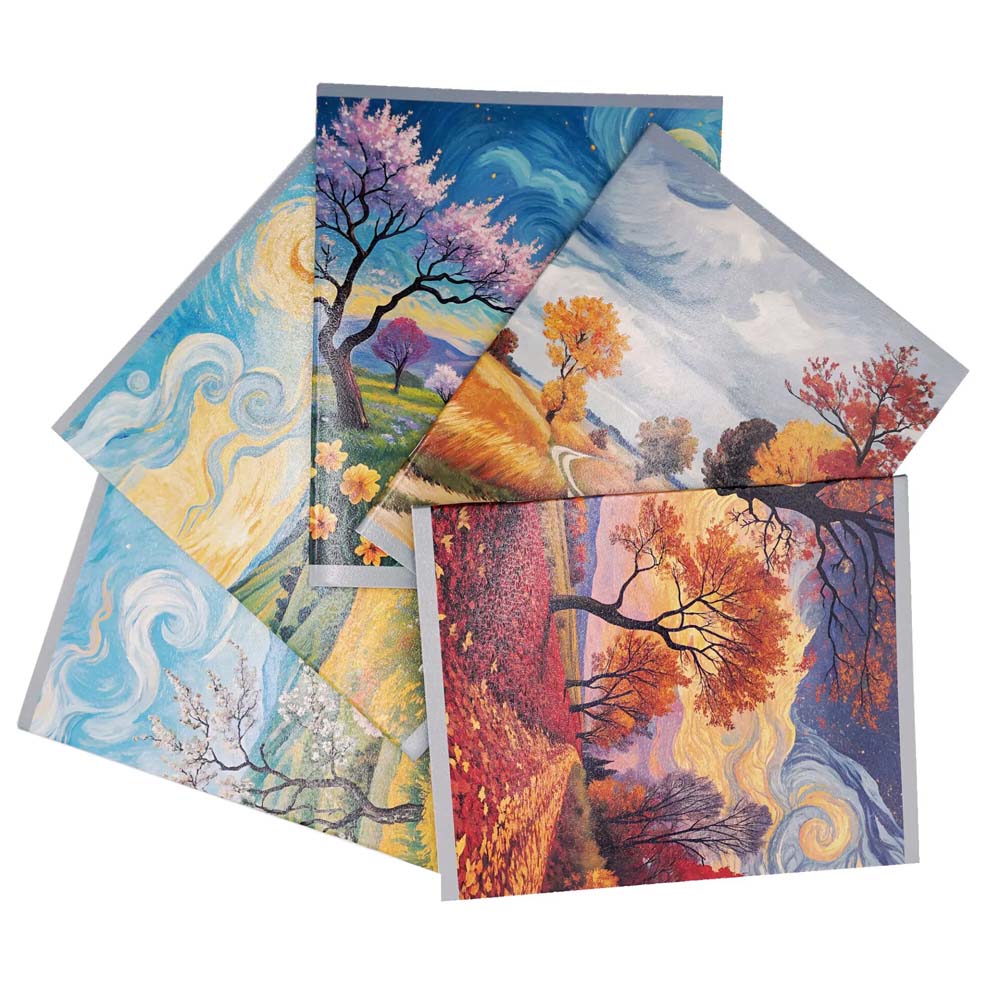 Тетрадь 48л. кл. "с любовью, винсент" (listoff) б/б,текстурн.лам.,асс-т