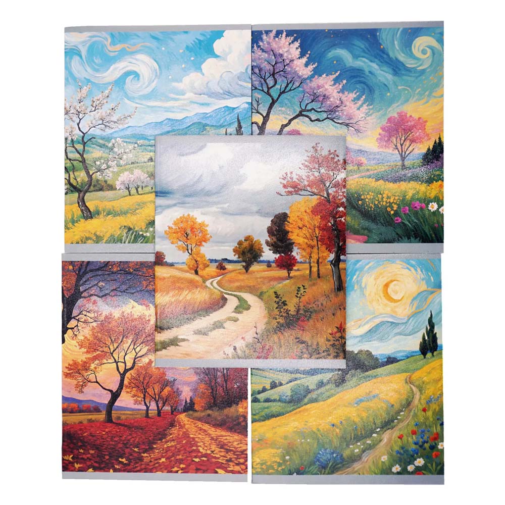 Тетрадь 48л. кл. "с любовью, винсент" (listoff) б/б,текстурн.лам.,асс-т