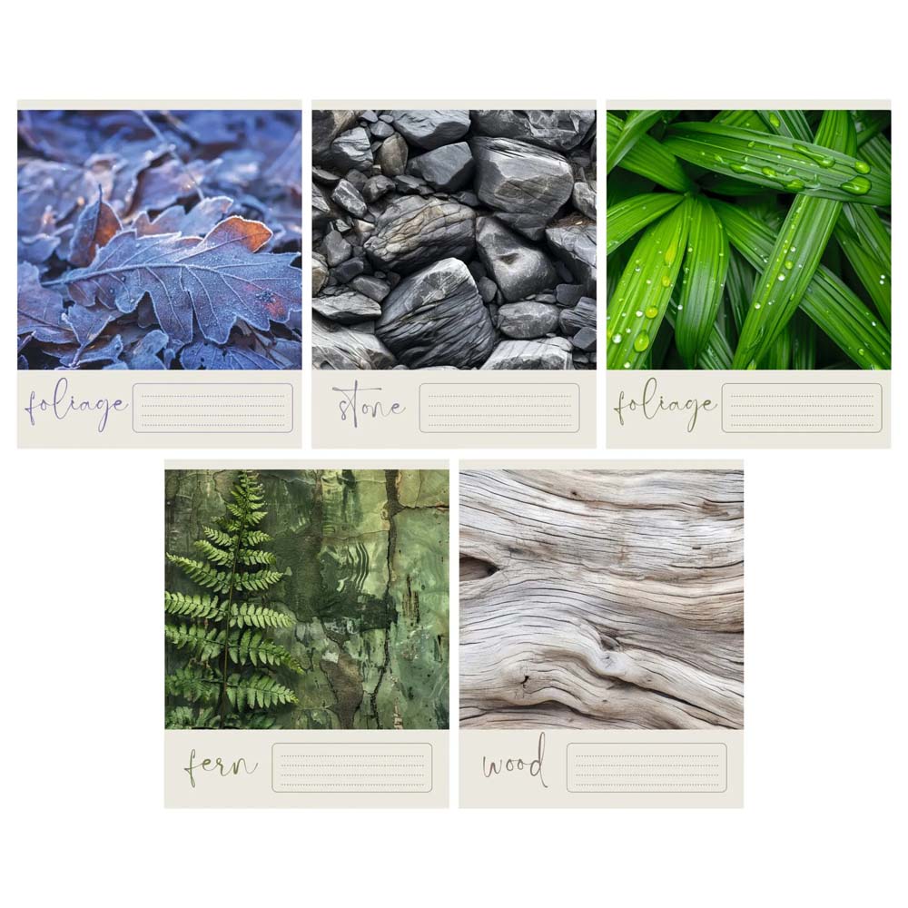 Тетрадь 48л. кл. "природный код" (listoff) б/б,выб.лак,асс-т