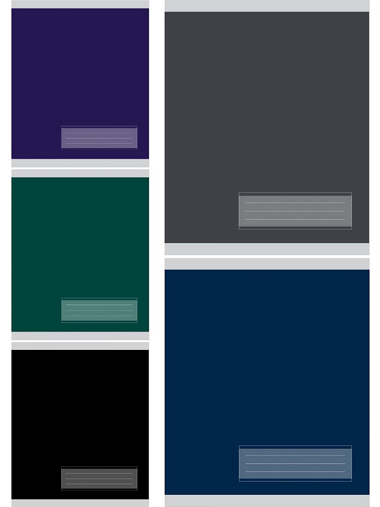 Тетрадь 48л. лин. "тёмная классика" (проф-пресс) б/б,асс-т