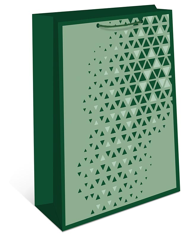 Пакет подарочный "в рубчик" (33х42х10см)