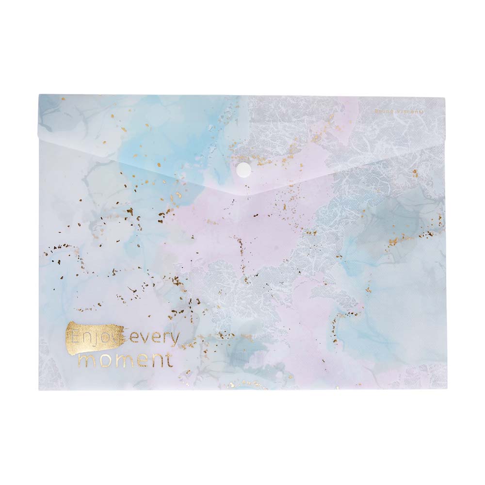 Папка-конверт с кнопк. а4 180мкм bruno visconti "primavera" с рис.