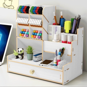 Набор настольный devente "elrix" мдф белый