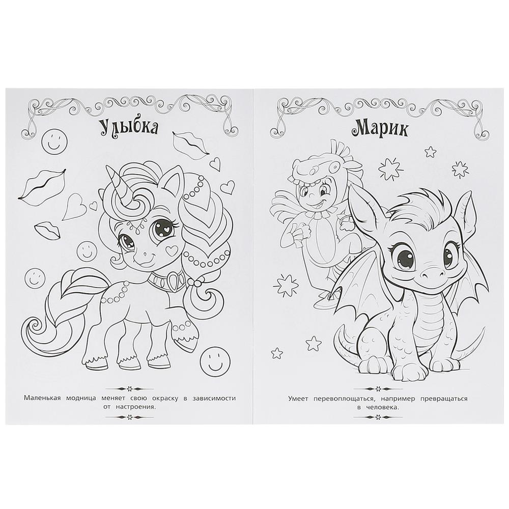 Раскраска "чудесные зверюшки" а4