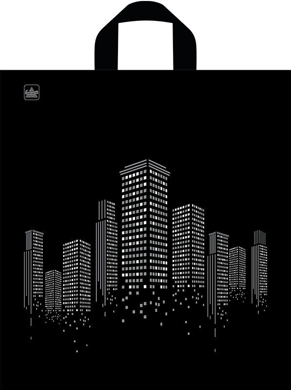 Пакет универсальный 44х40см "биг сити" петл.ручка